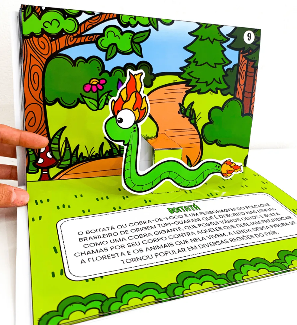 Livro 3D - Personagens do Folclore Brasileiro — imagem 3