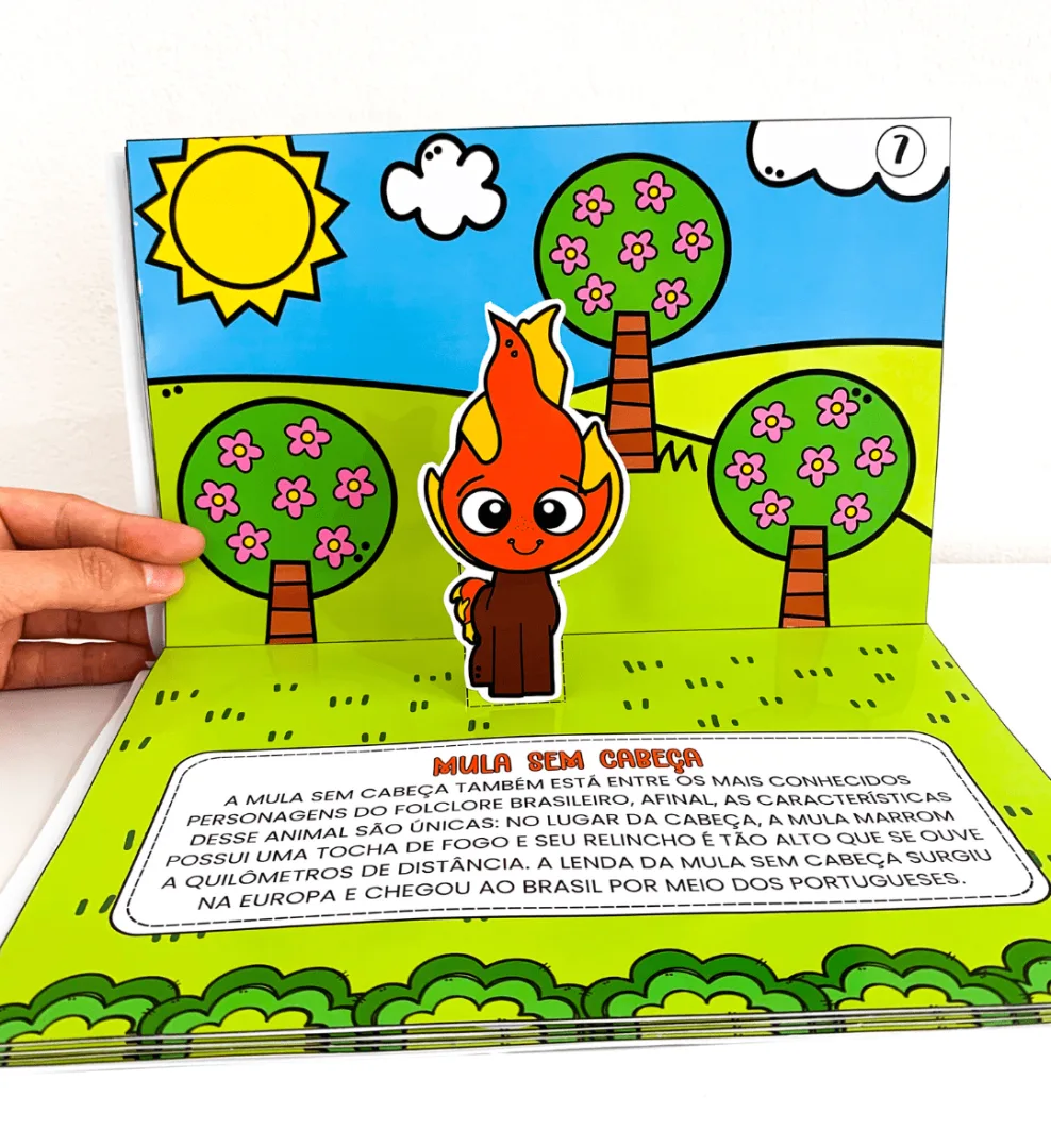 Livro 3D - Personagens do Folclore Brasileiro — imagem 4