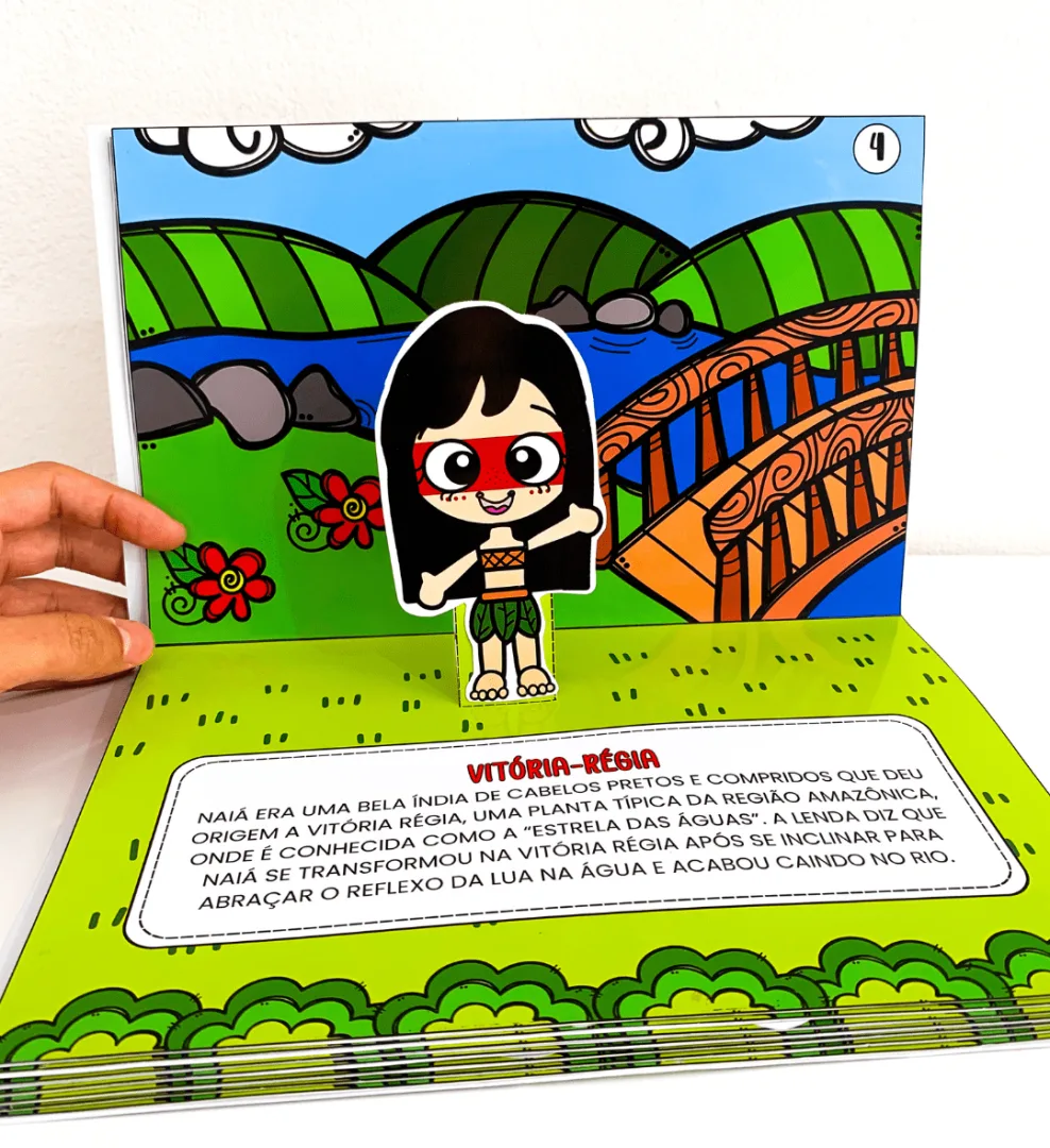Livro 3D - Personagens do Folclore Brasileiro — imagem 5