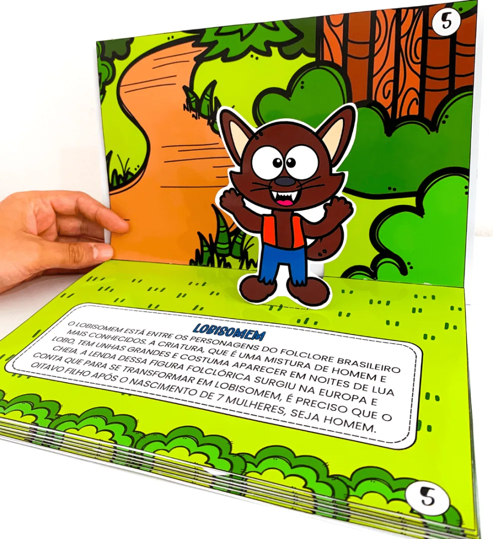 Livro 3D - Personagens do Folclore Brasileiro — imagem 6