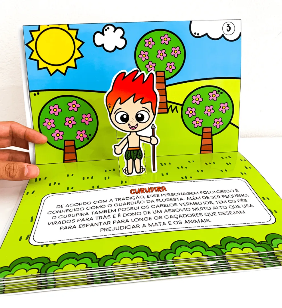 Livro 3D - Personagens do Folclore Brasileiro — imagem 7