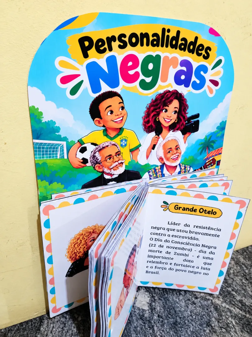 Livro 3D Personalidades Negras Brasileiras - PDF para 1º ao 5º ano — imagem 2