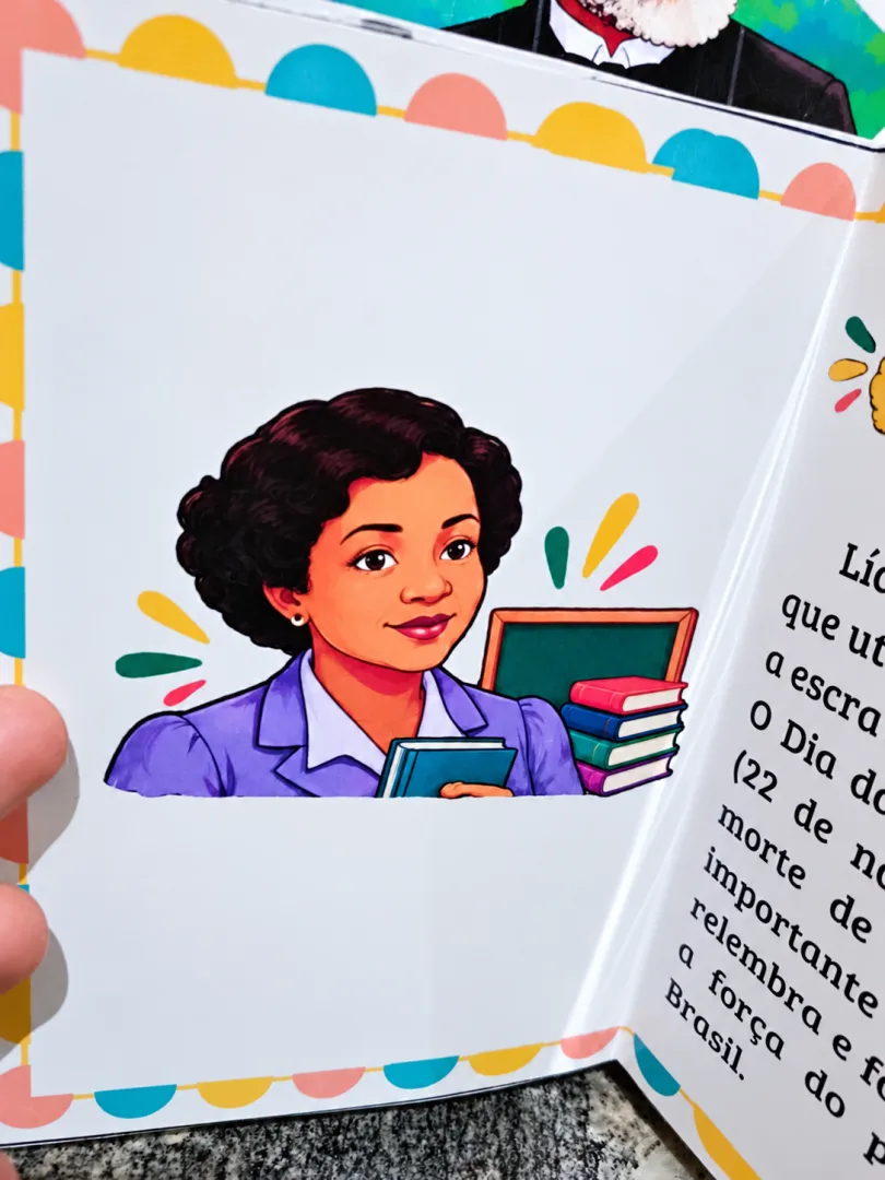 Livro 3D Personalidades Negras Brasileiras - PDF para 1º ao 5º ano — imagem 4