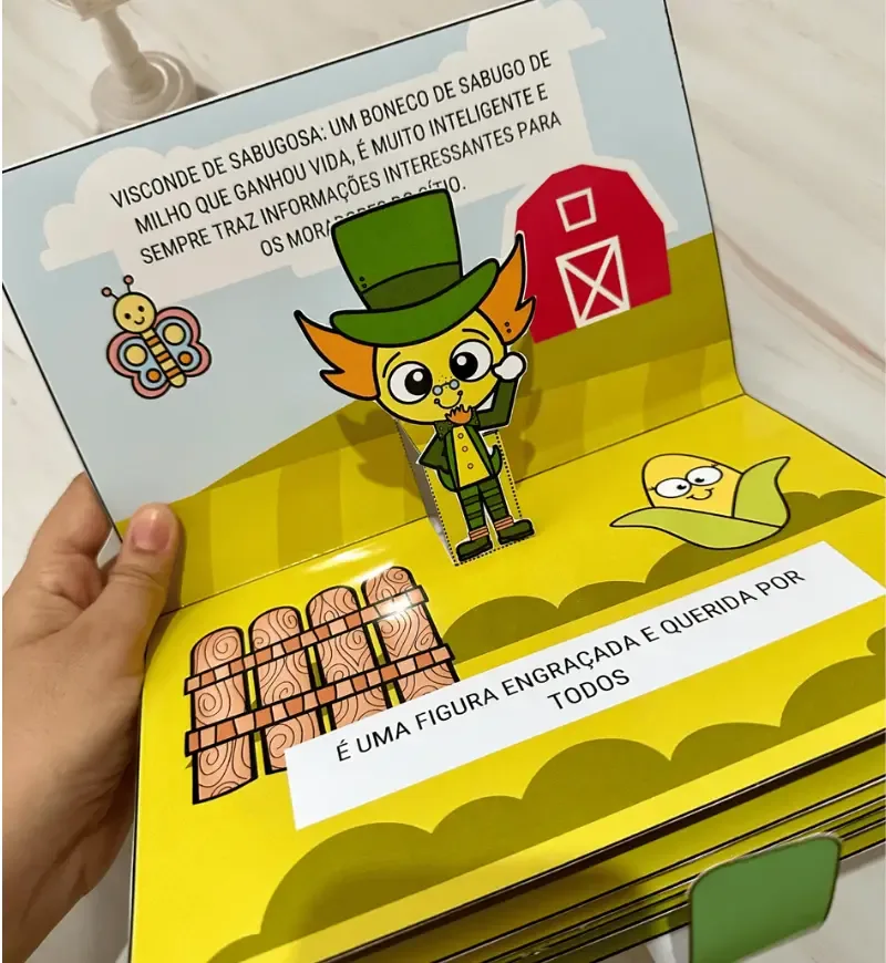 Livro 3D - Sítio do Picapau Amarelo — imagem 3