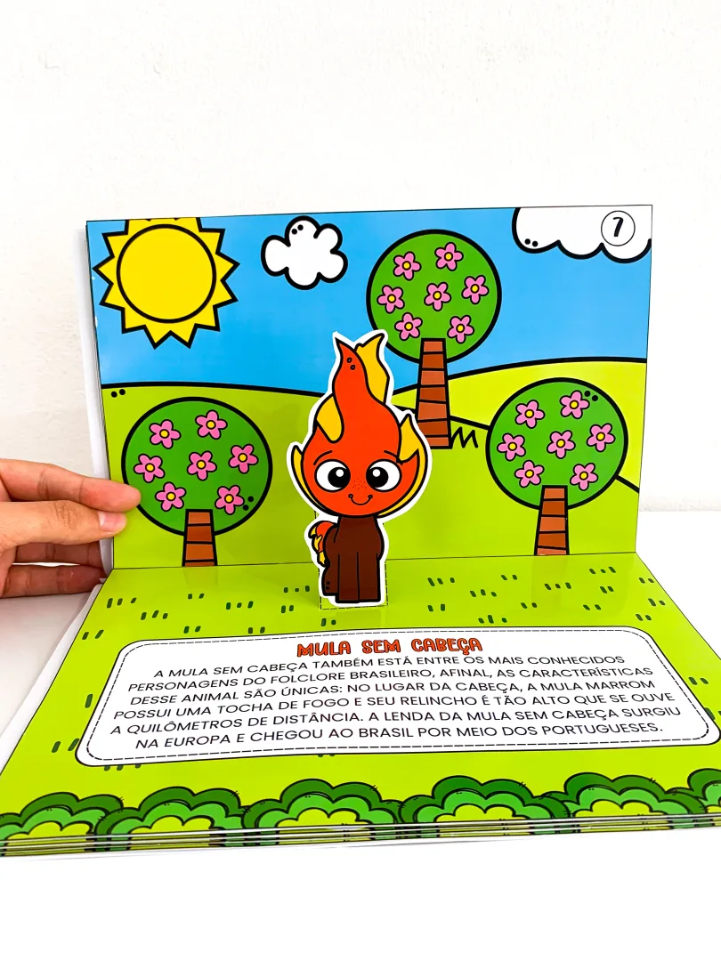 Livro 3D Tema Folclore — imagem 2