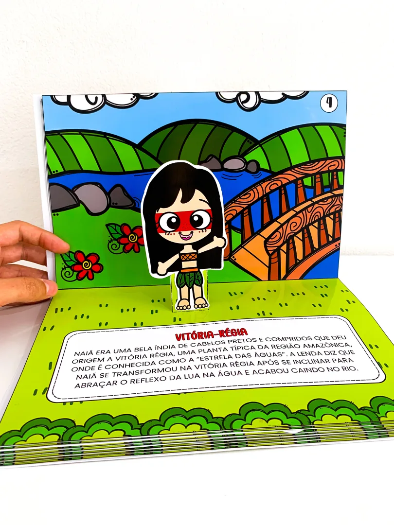 Livro 3D Tema Folclore — imagem 4