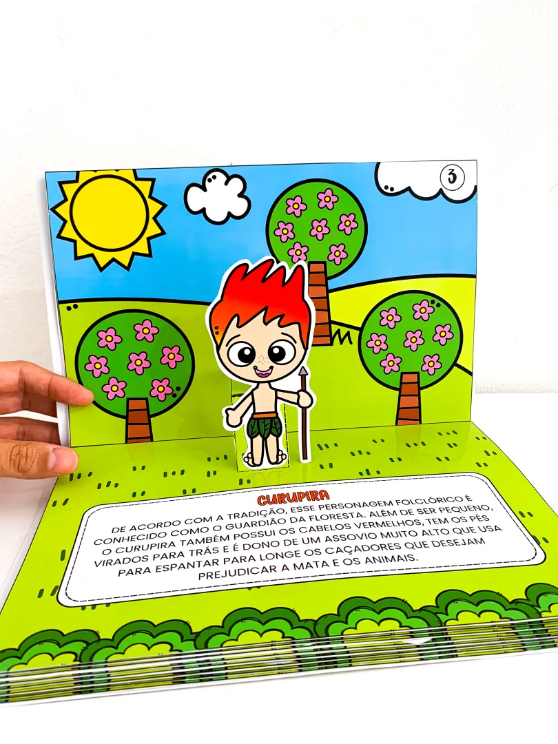 Livro 3D Tema Folclore — imagem 5