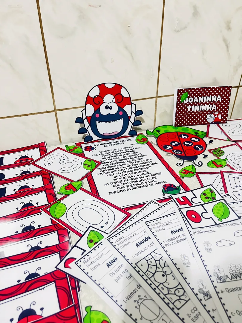 Livro A Joaninha que Perdeu as Pintinhas com Atividades Infantis — imagem 3