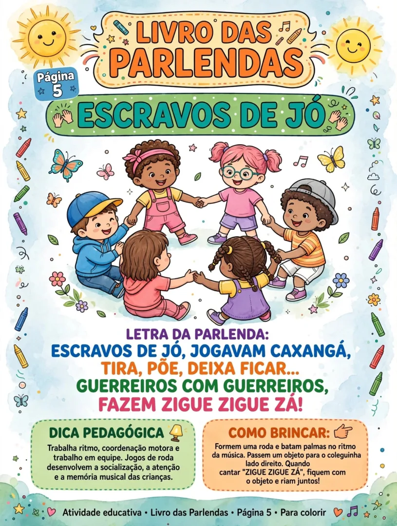 Livro de Parlendas Volume 1 - Educação Infantil - PDF — imagem 3