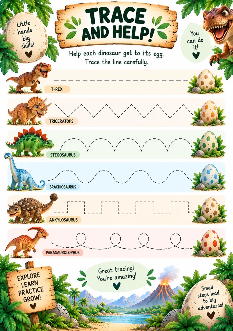 Livro de Atividades de Dinossauros em Inglês - pdf 4 a 7 anos — imagem 4