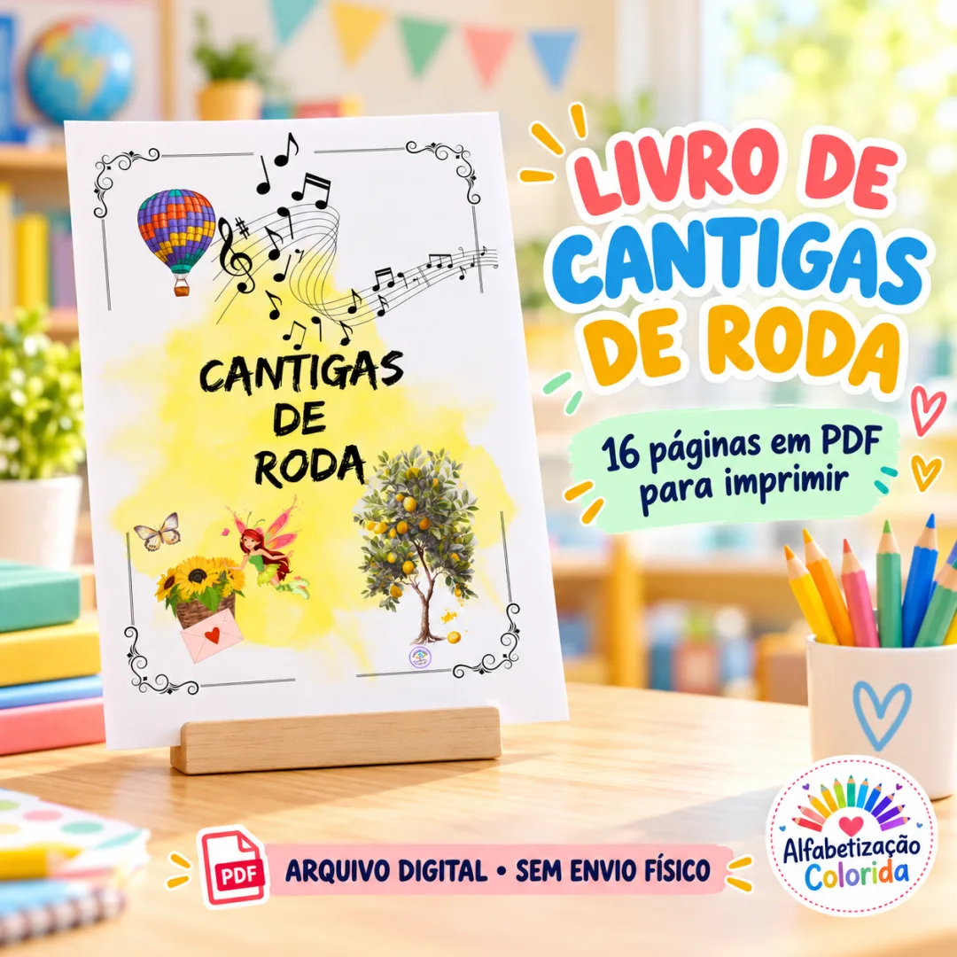 Livro de Cantigas de Roda Ilustradas em PDF para Imprimir — imagem 5