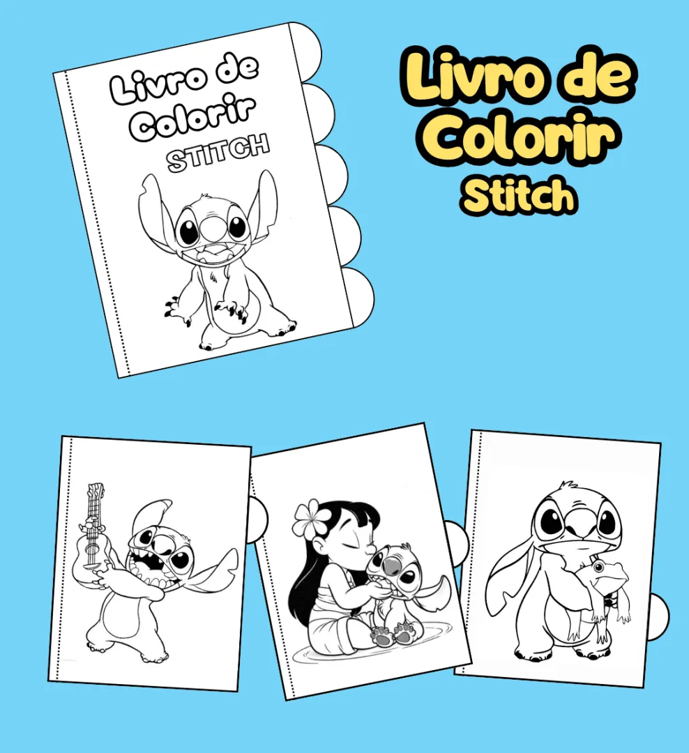 Livro de Colorir - Stitch — imagem 2