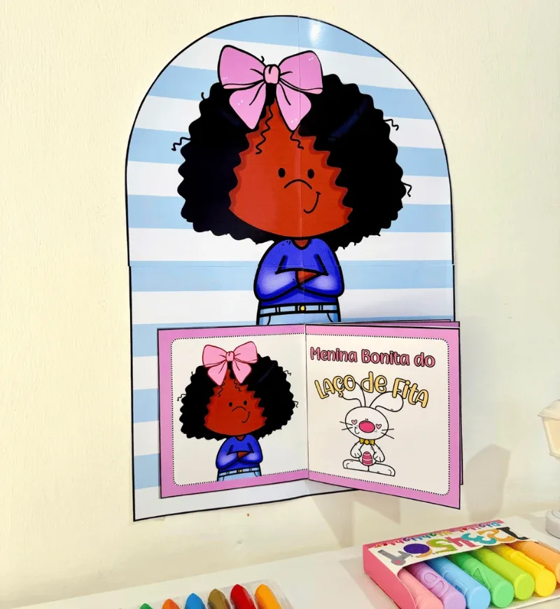 Livro de Parede Menina Bonita do Laço de Fita — imagem 3