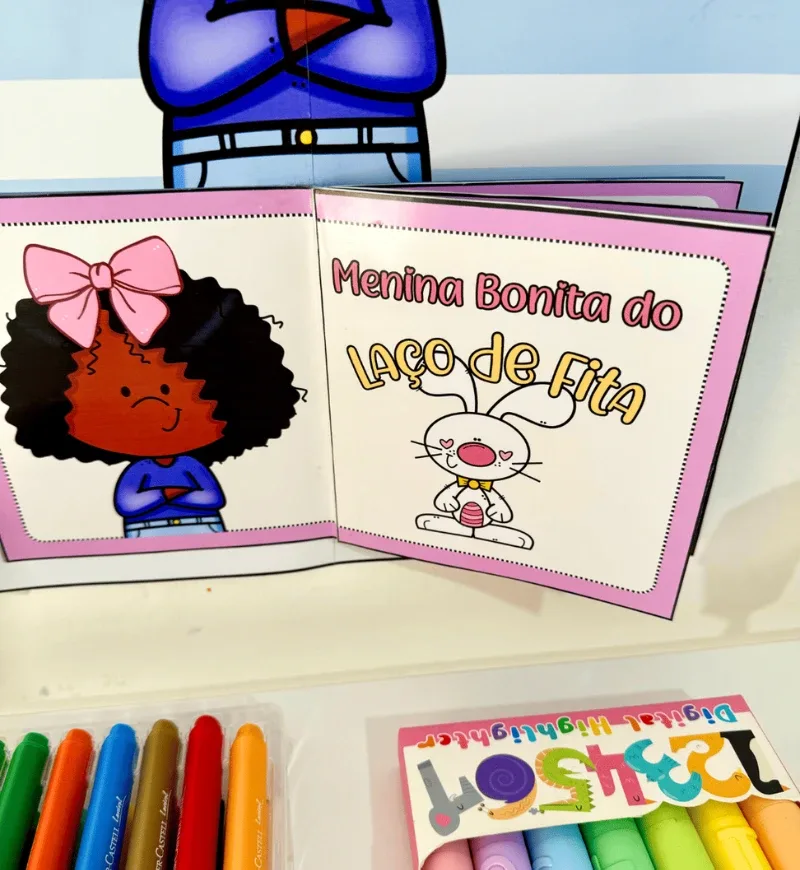 Livro de Parede Menina Bonita do Laço de Fita — imagem 4