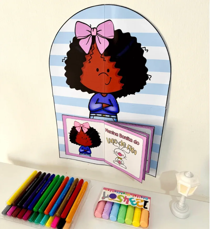 Livro de Parede Menina Bonita do Laço de Fita — imagem 5