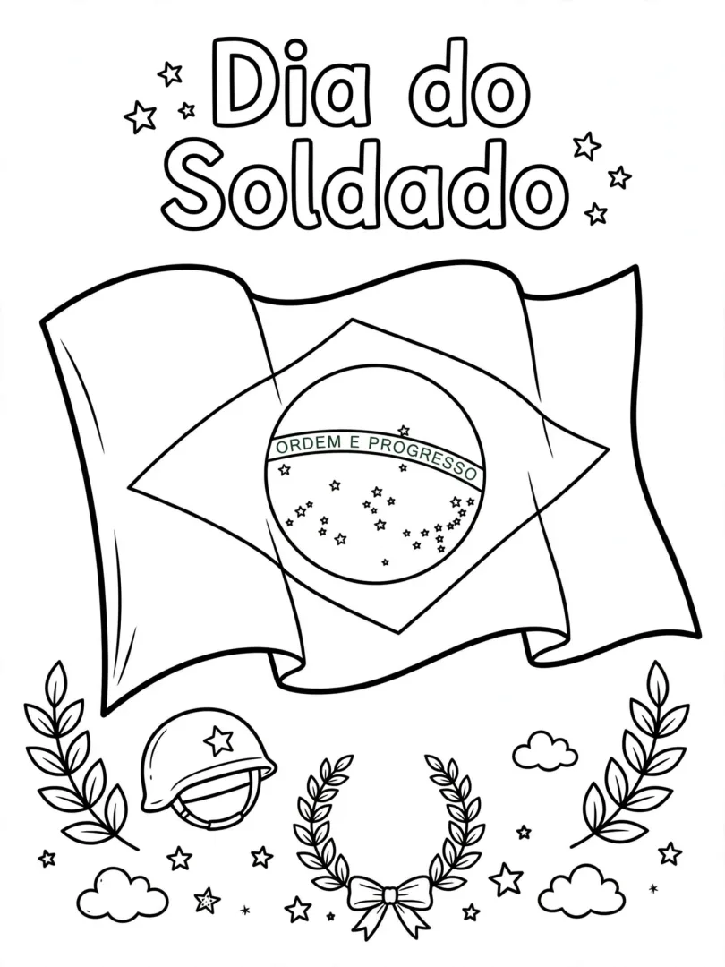 Livro de Pintura Dia do Soldado - Educação Infantil - PDF — imagem 2