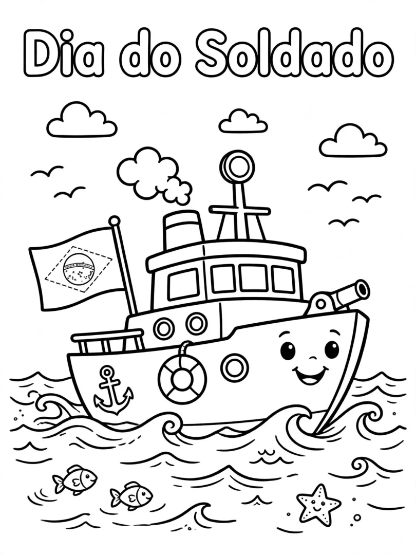 Livro de Pintura Dia do Soldado - Educação Infantil - PDF — imagem 3