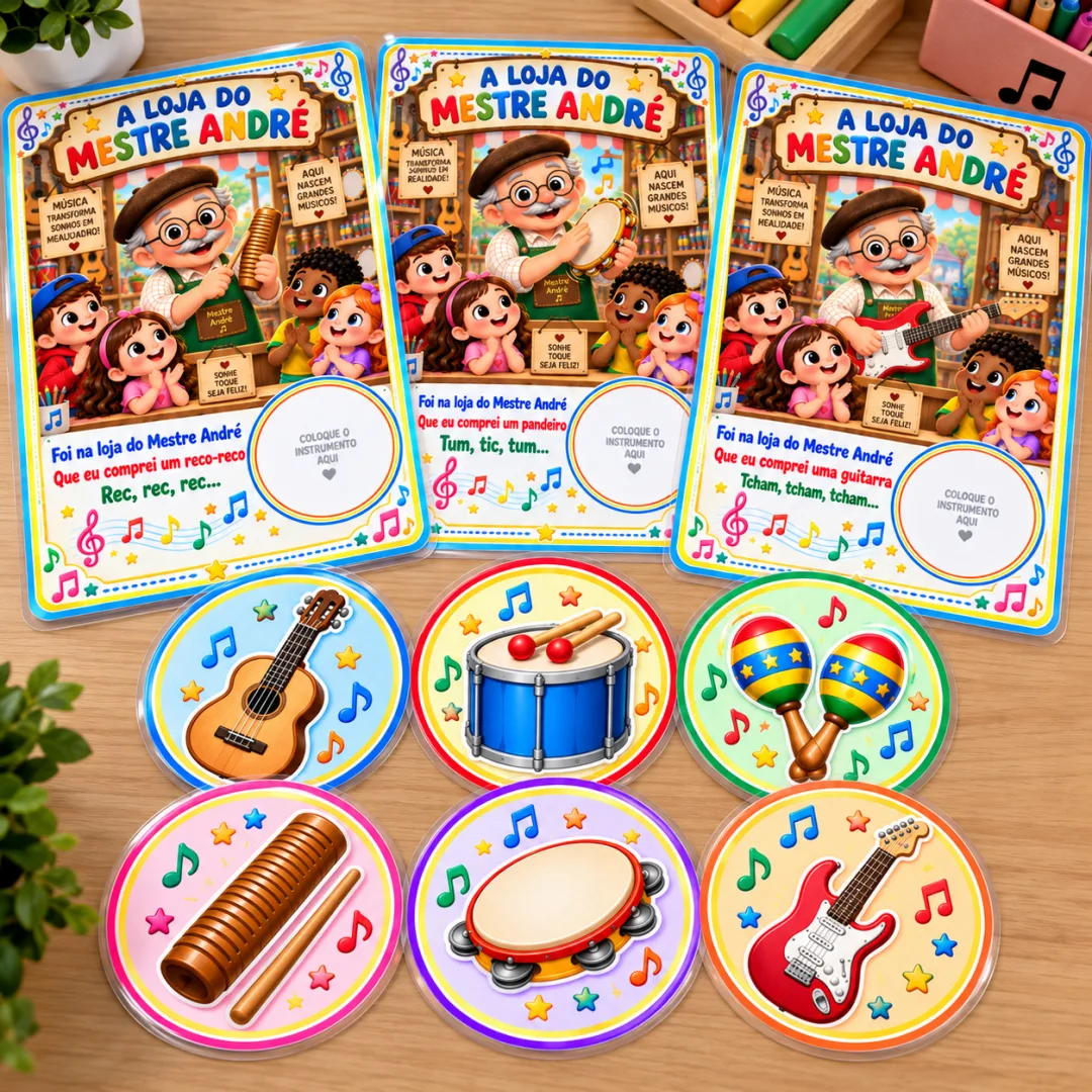 Livro Interativo A Loja Do Mestre André - Educação Infantil - Arquivo Digital — imagem 3
