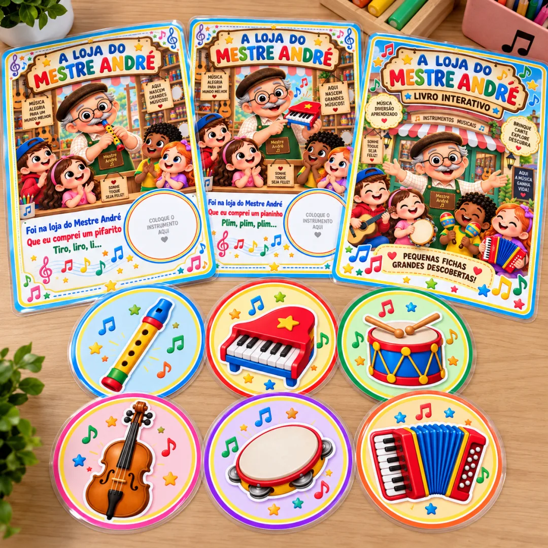 Livro Interativo A Loja Do Mestre André - Educação Infantil - Arquivo Digital — imagem 2
