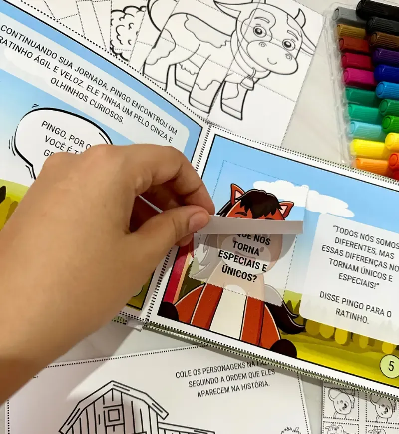 Livro Interativo - Aventuras na Fazenda — imagem 3