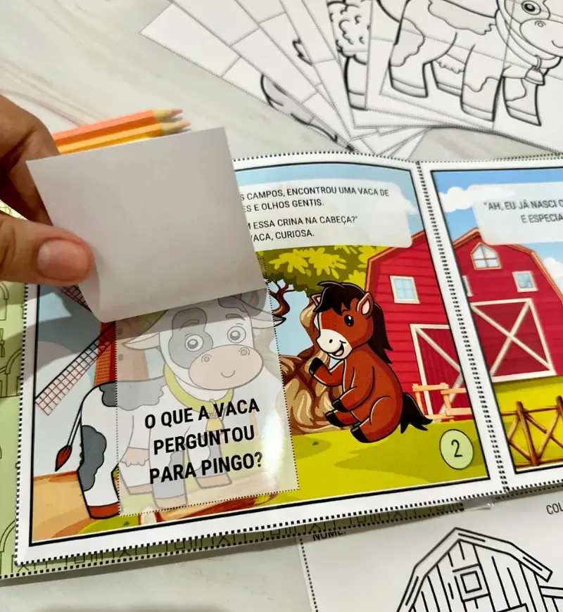 Livro Interativo - Aventuras na Fazenda — imagem 4