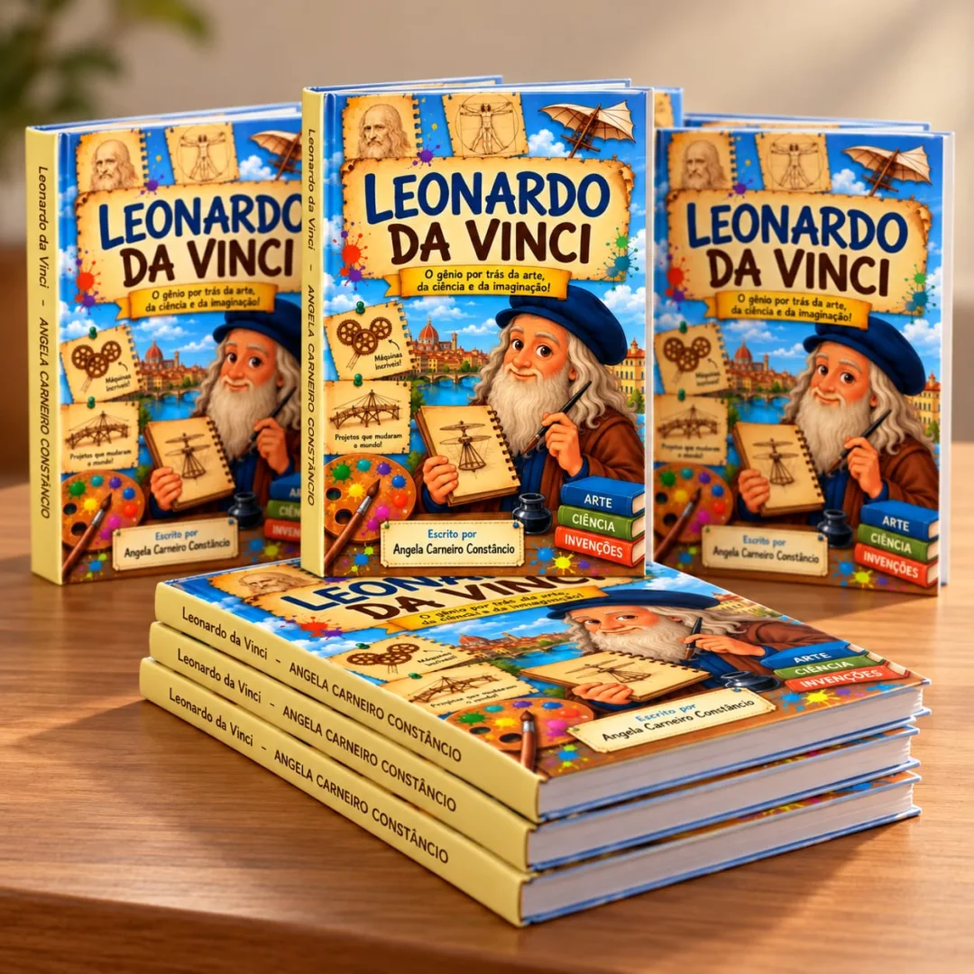 Livro Leonado da Vinci em PDF - para Ensino Fundamental e Médio. — imagem 2