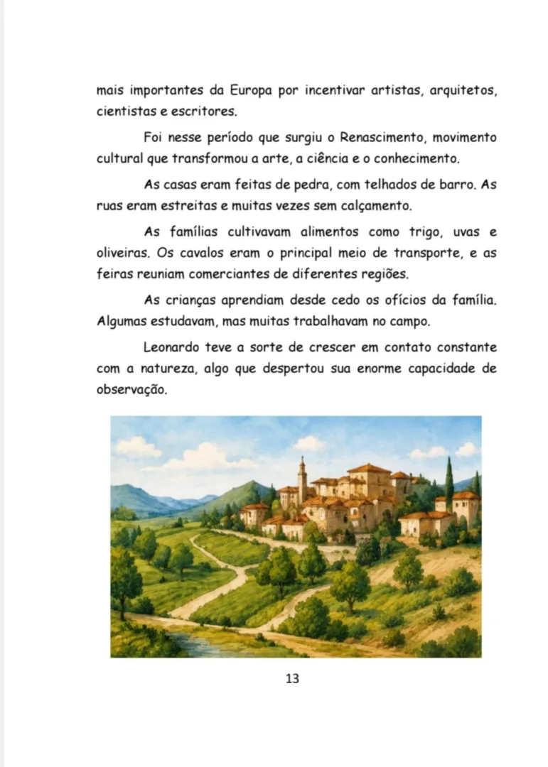 Livro Leonado da Vinci em PDF - para Ensino Fundamental e Médio. — imagem 3