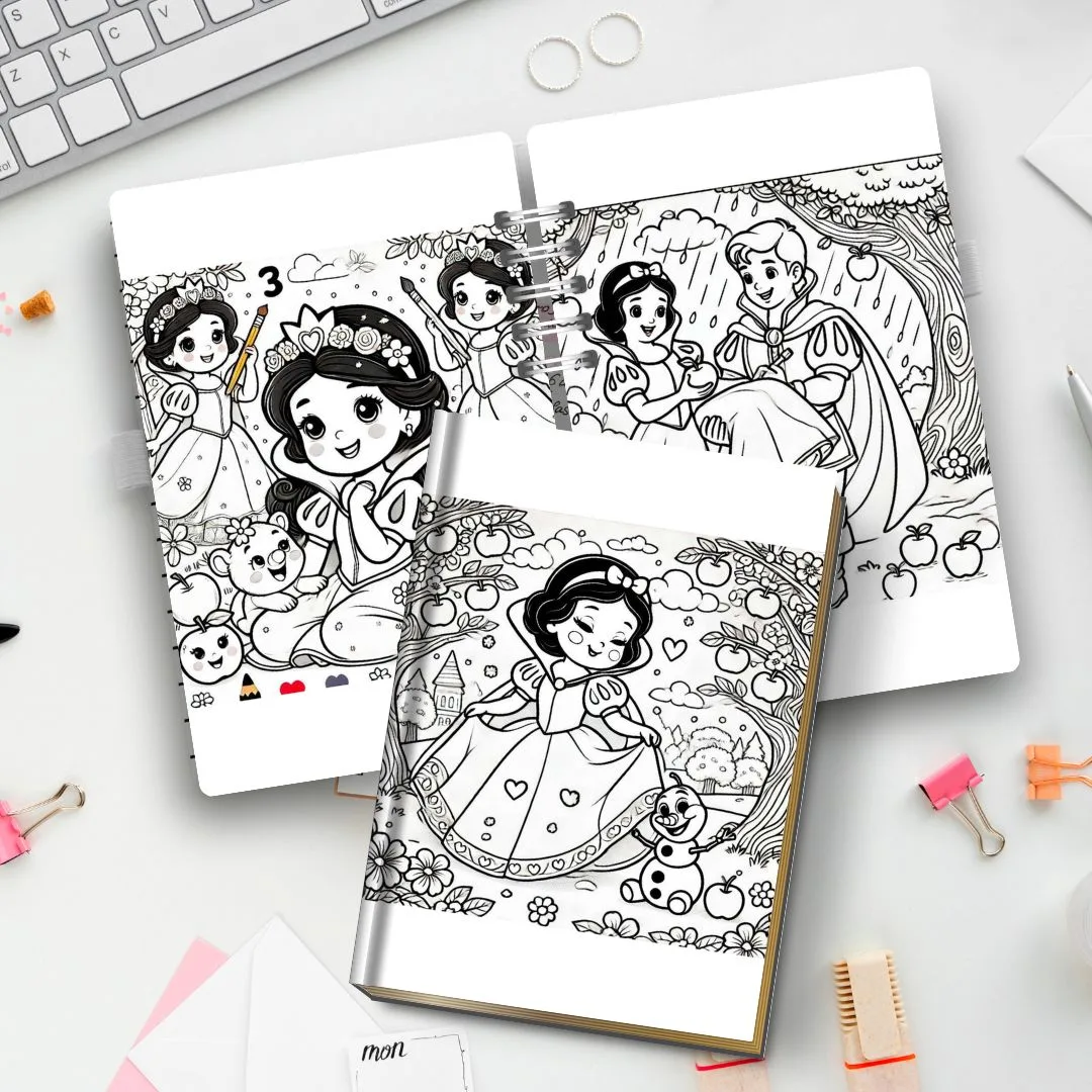 LIVRO PARA COLORIR: BRANCA DE NEVE — imagem 2
