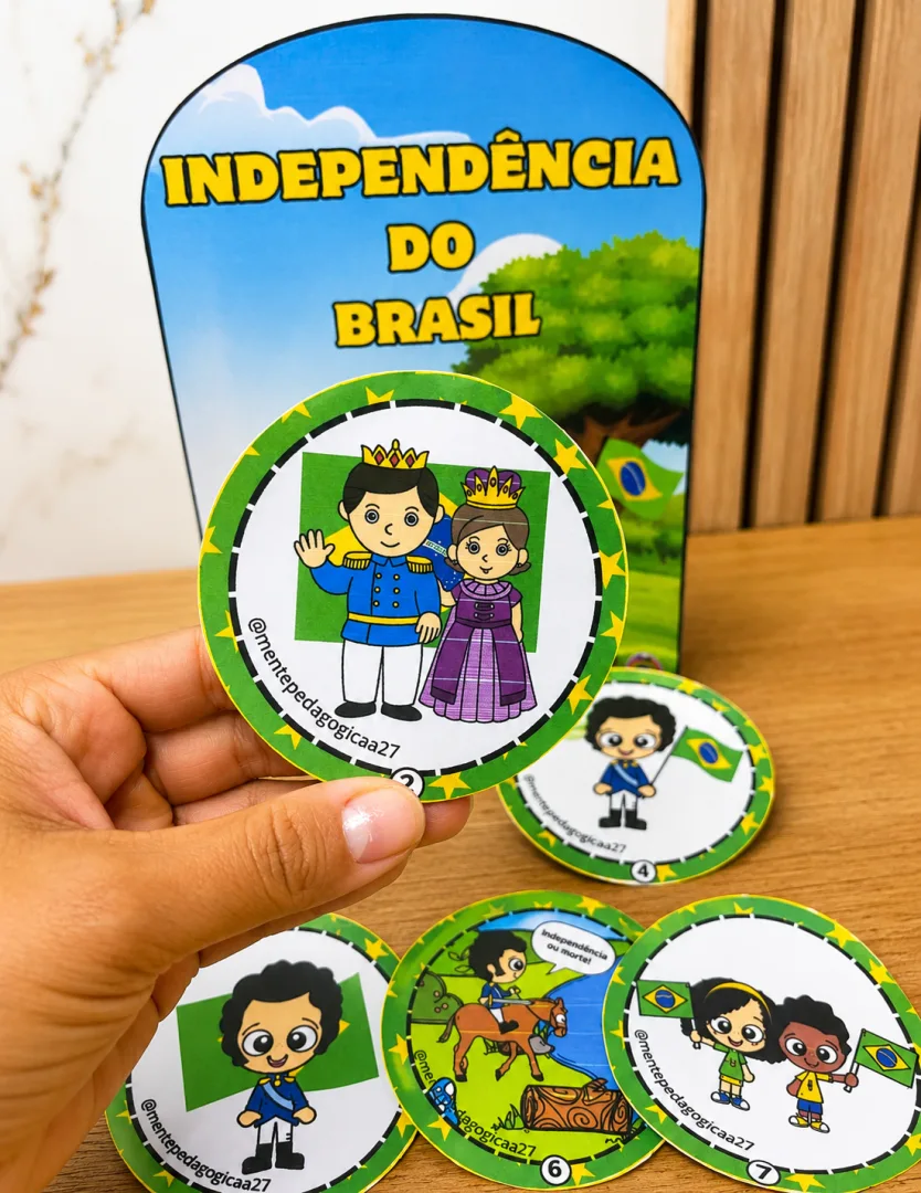 Luva de história independência do Brasil  — imagem 2