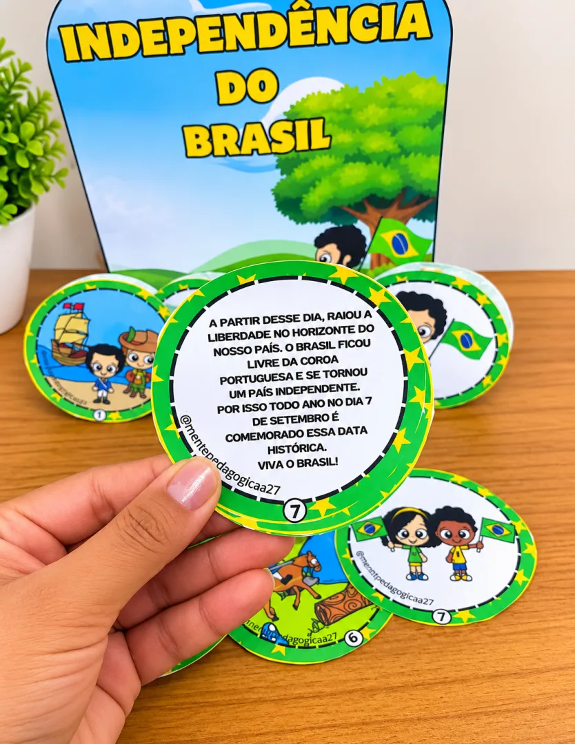 Luva de história independência do Brasil  — imagem 3