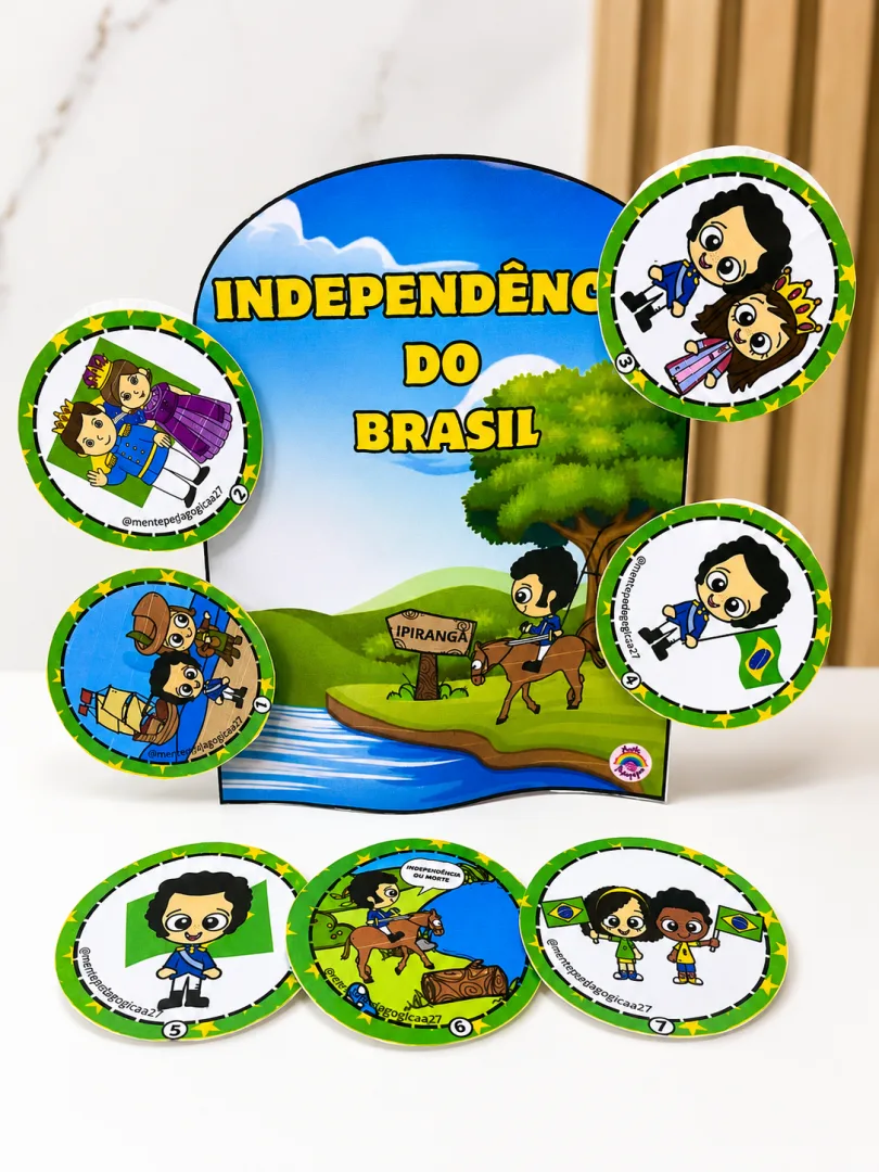 Luva de história independência do Brasil  — imagem 4