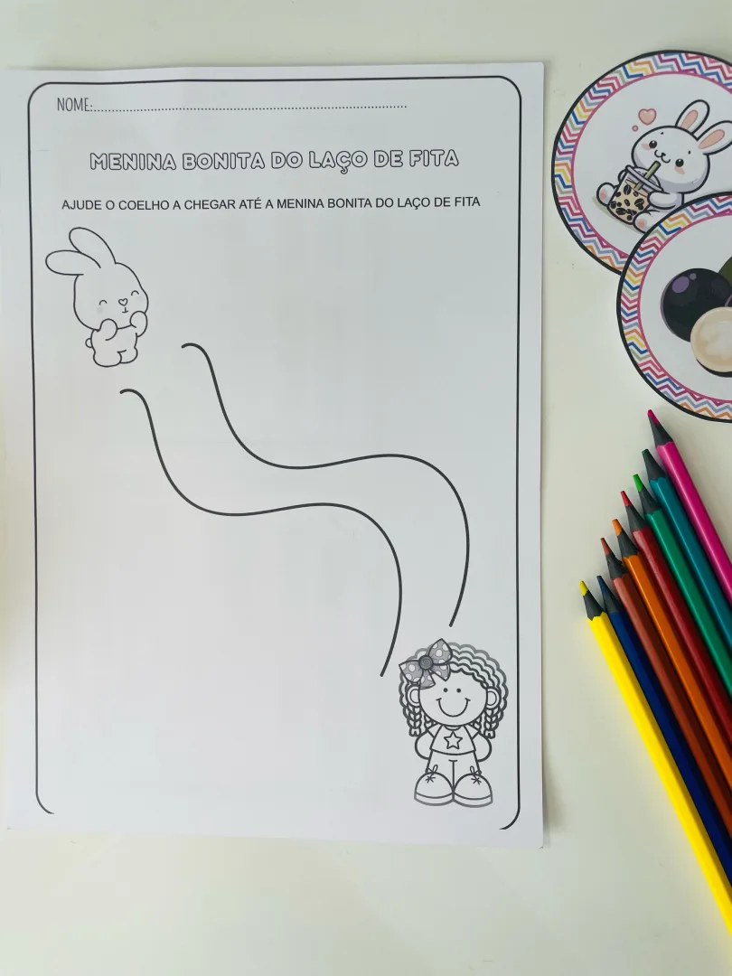 Luva de História: Menina Bonita do Laço de Fita - Educação Infantil - PDF — imagem 5