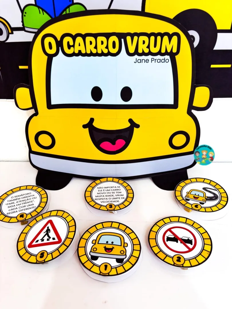 ✨ Luva de História – O Carro Vrum ✨🚘🚗 💰6,00  🚖Chegou um recurso especial para deixar a Semana do Trânsito ainda mais — imagem 2