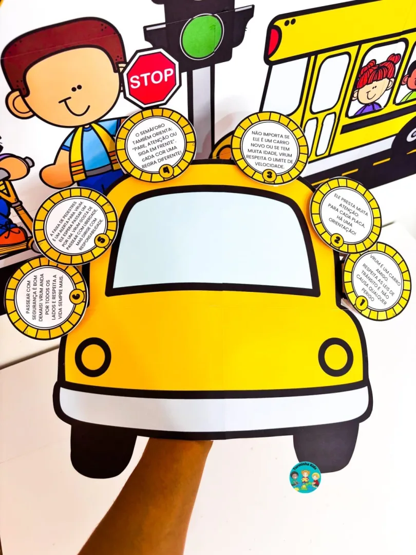 ✨ Luva de História – O Carro Vrum ✨🚘🚗 💰6,00  🚖Chegou um recurso especial para deixar a Semana do Trânsito ainda mais — imagem 3