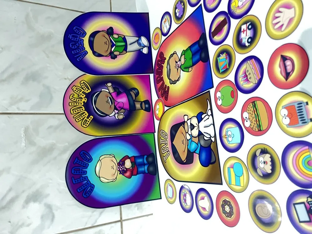 Luva dos 5 Sentidos — Pronto para Imprimir — imagem 3