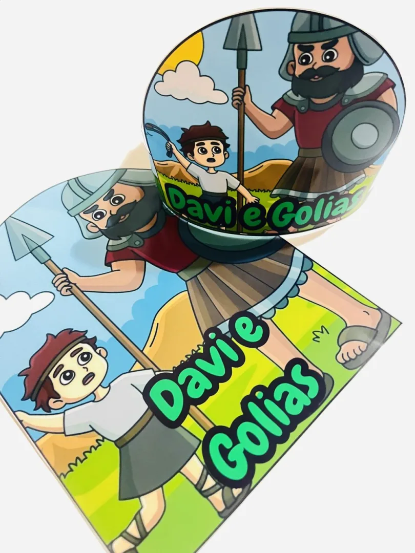 Luva e Coroa Davi e Golias — Pronto para Imprimir — imagem 2
