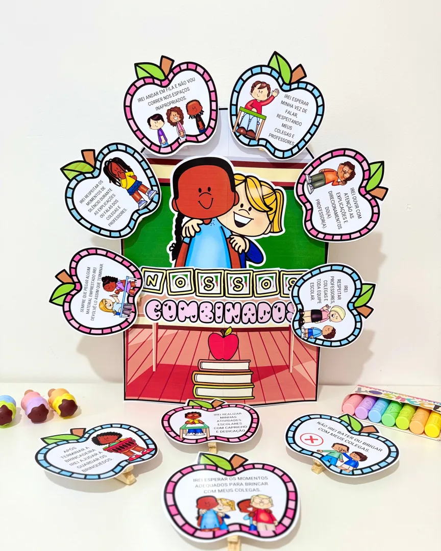 Luva Gigante “Nossos Combinados” para Educação Infantil e Anos Iniciais — imagem 5