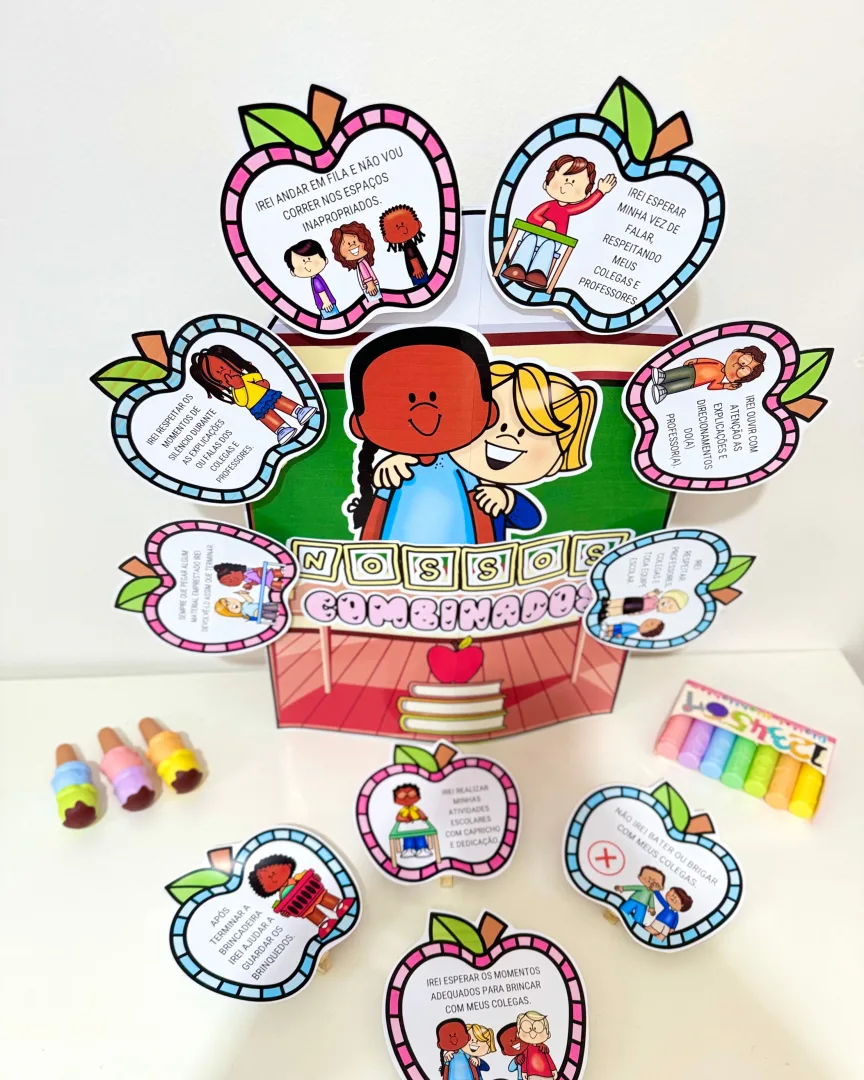Luva Gigante “Nossos Combinados” para Educação Infantil e Anos Iniciais — imagem 6