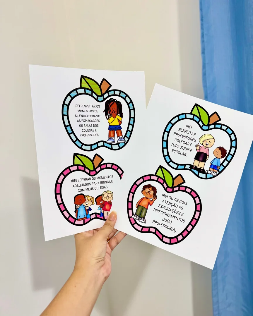 Luva Gigante “Nossos Combinados” para Educação Infantil e Anos Iniciais — imagem 3