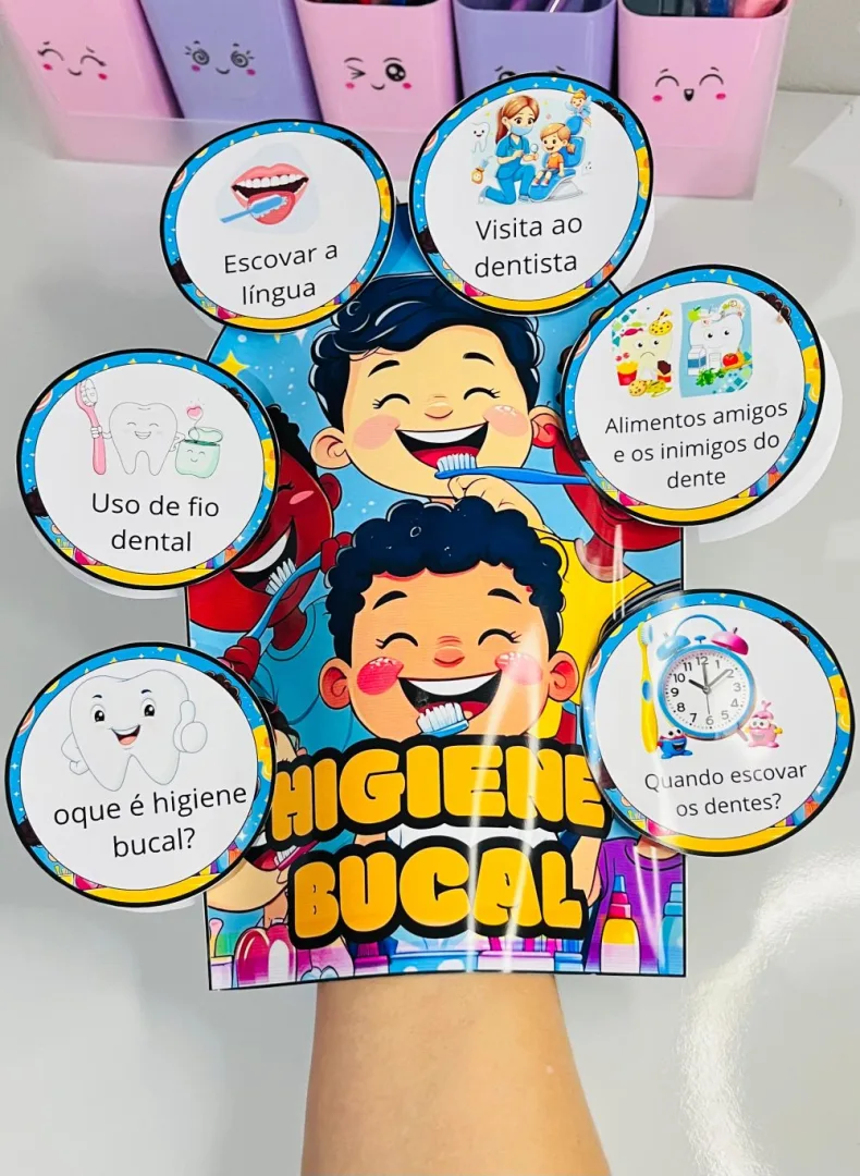 Luva Higiene Bucal — Pronto para Imprimir — imagem 2