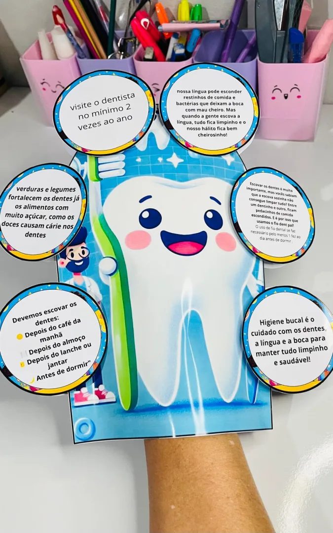 Luva Higiene Bucal — Pronto para Imprimir — imagem 3