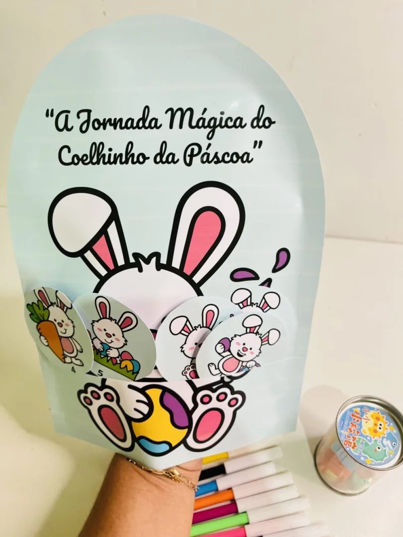 Luva Historinha de Páscoa — Pronto para Imprimir — imagem 3