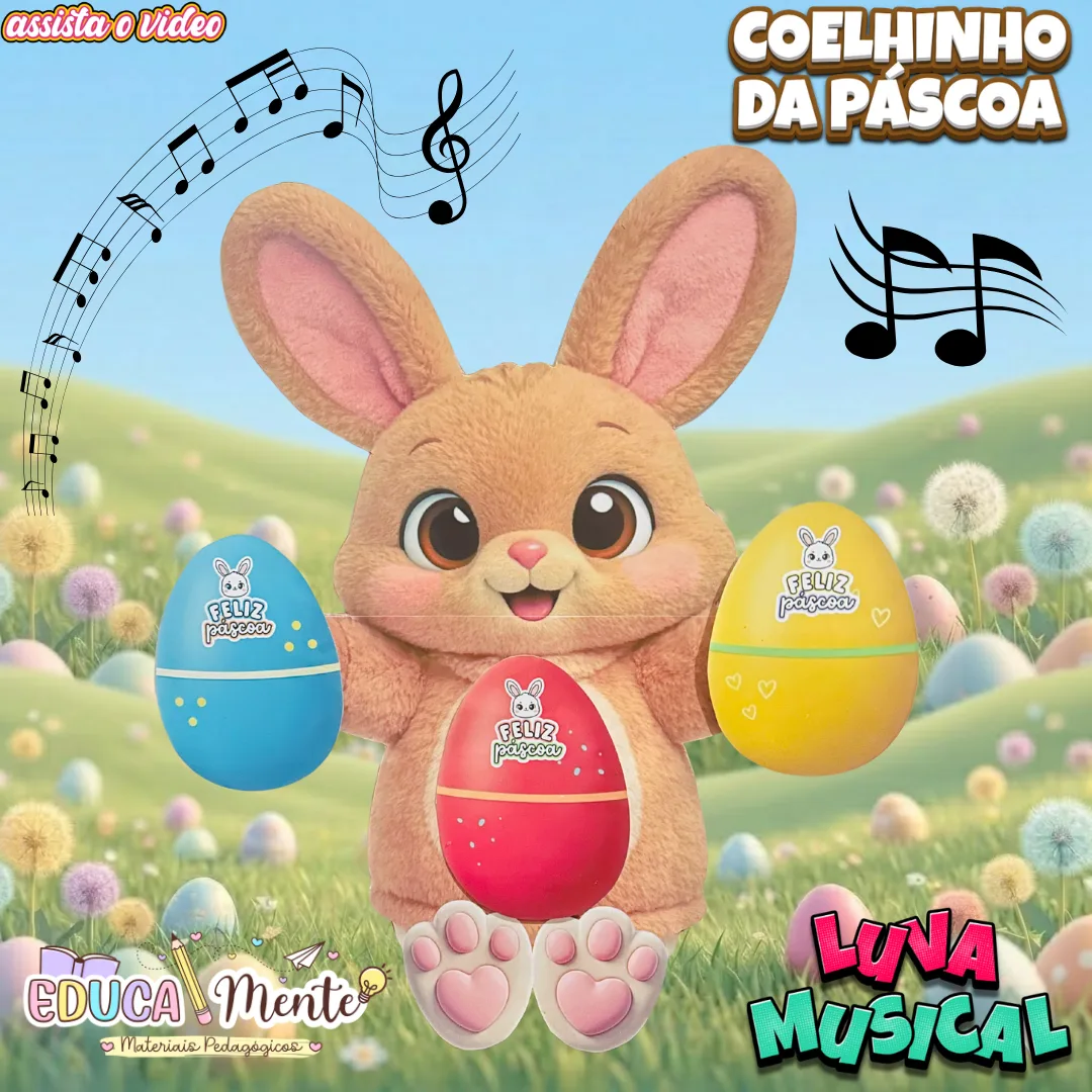 🐰✨ LUVA MUSICAL – Coelhinho da Páscoa ✨🐰 — imagem 2
