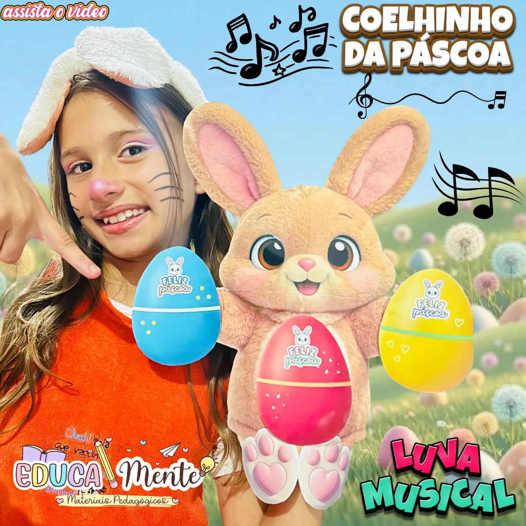 🐰✨ LUVA MUSICAL – Coelhinho da Páscoa ✨🐰 — imagem 3