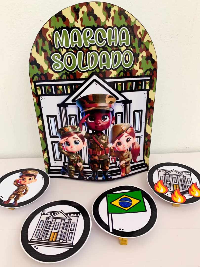 LUVA MUSICAL MARCHA SOLDADO — imagem 3