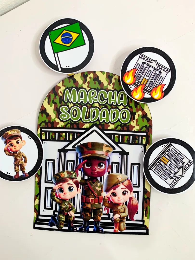 LUVA MUSICAL MARCHA SOLDADO — imagem 4