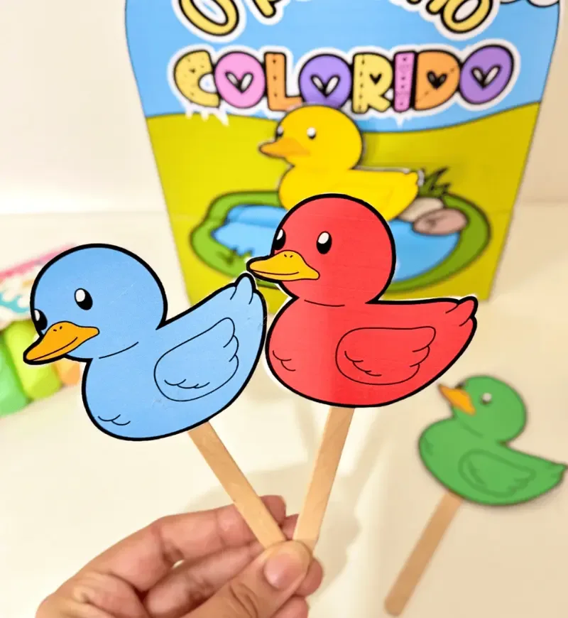 Luva Musical - O Patinho Colorido — imagem 2