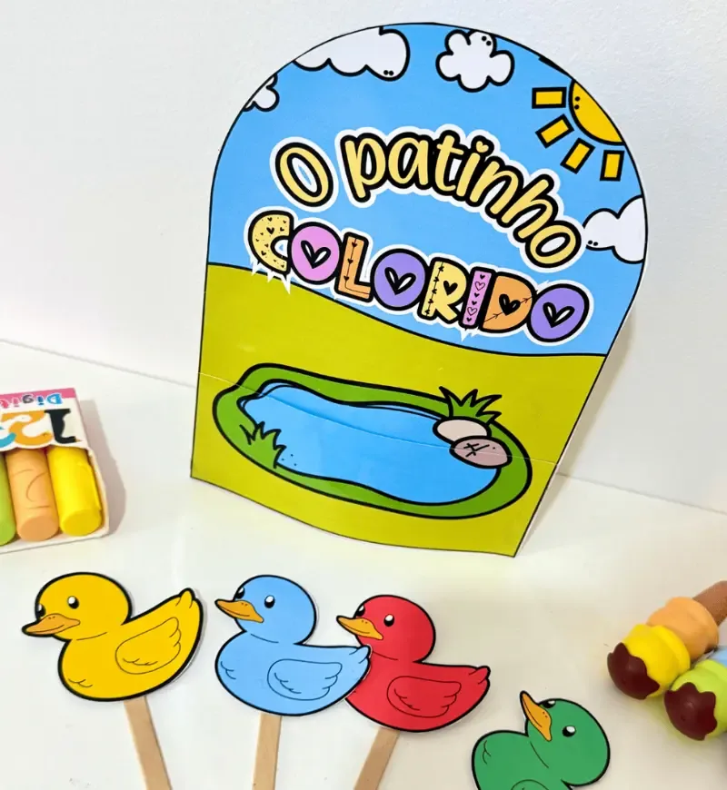 Luva Musical - O Patinho Colorido — imagem 3