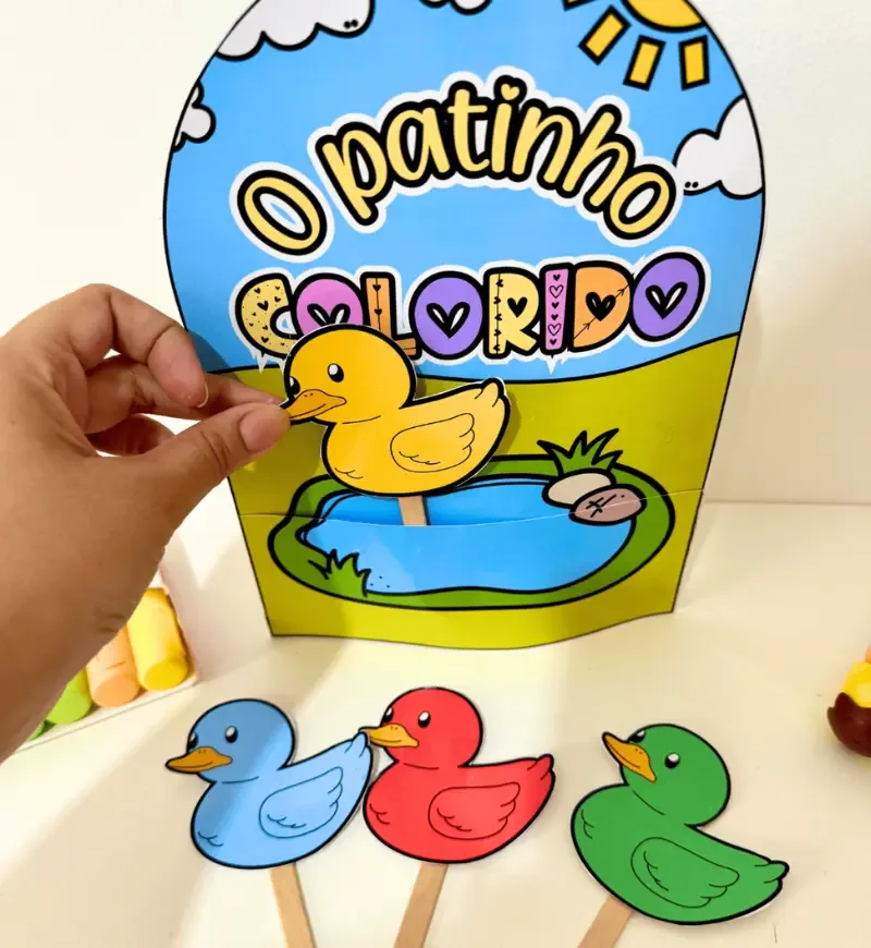 Luva Musical - O Patinho Colorido — imagem 5