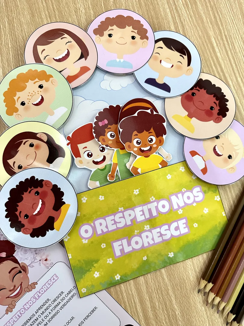 Luva e Cartaz Consciência Negra — O Respeito nos Faz Florescer em PDF — imagem 3